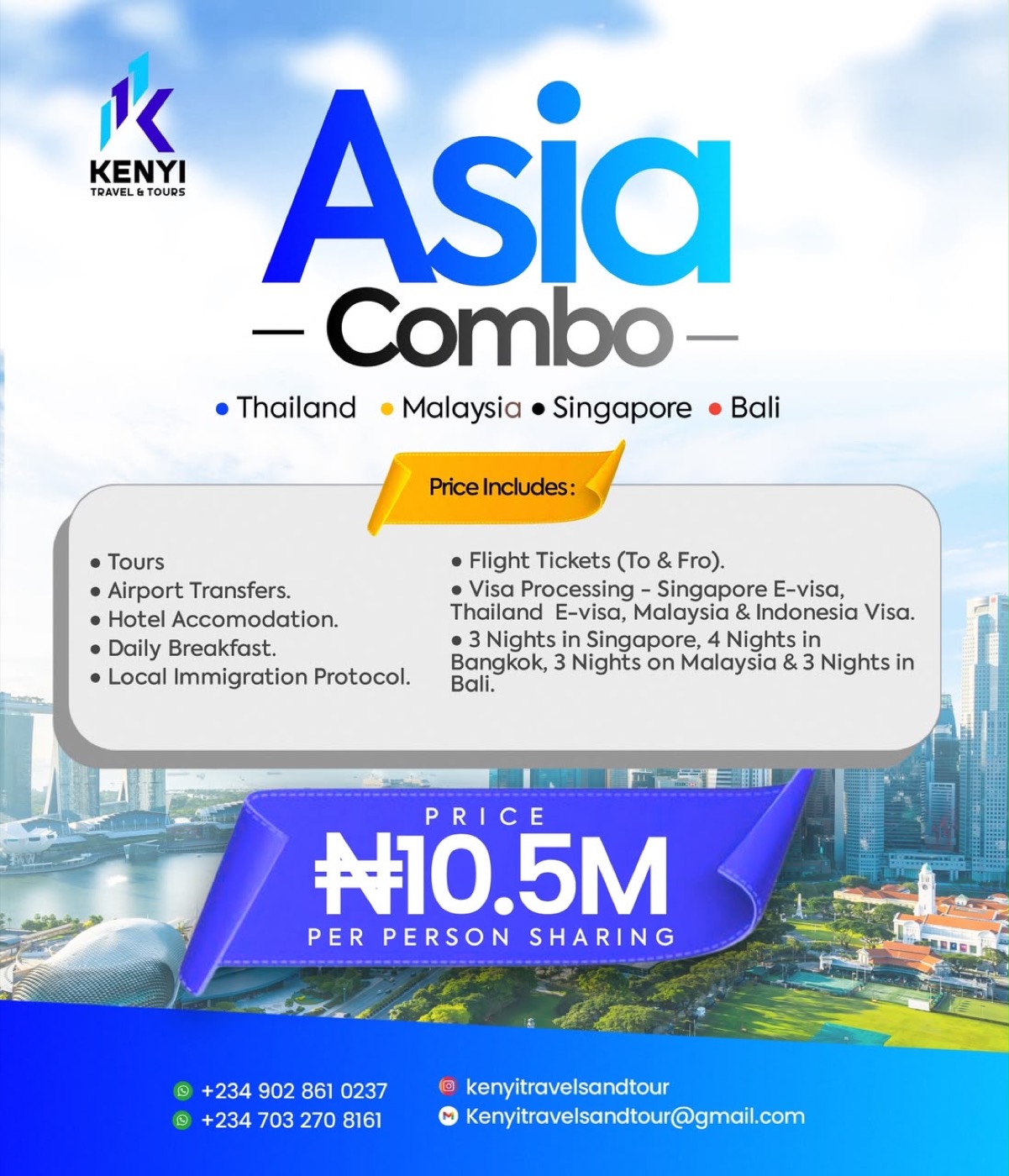 Asia combo travel package