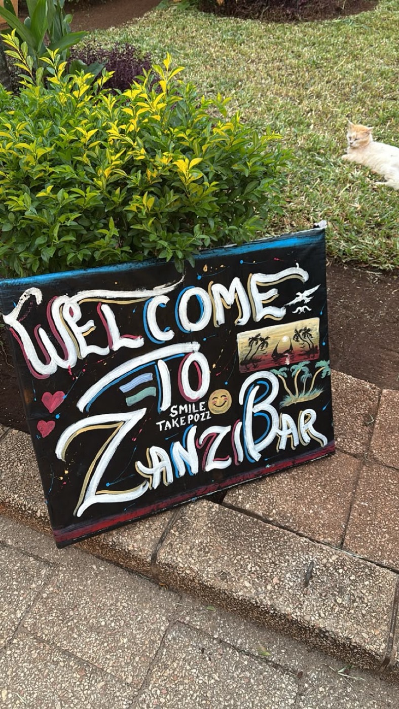 Zanzibar welcome sign